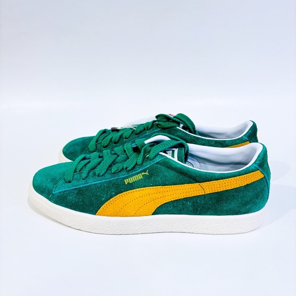 PUMA – Green VGT Team suede sneakers | Retro sport style * - Picture 10 of 11